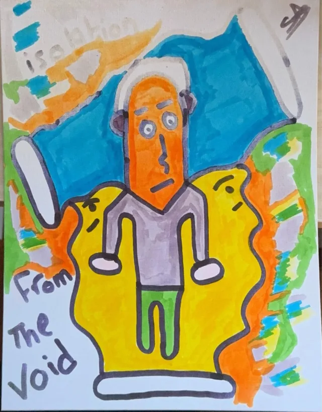 From the Void, painting by S.R. / S[een]R, press image